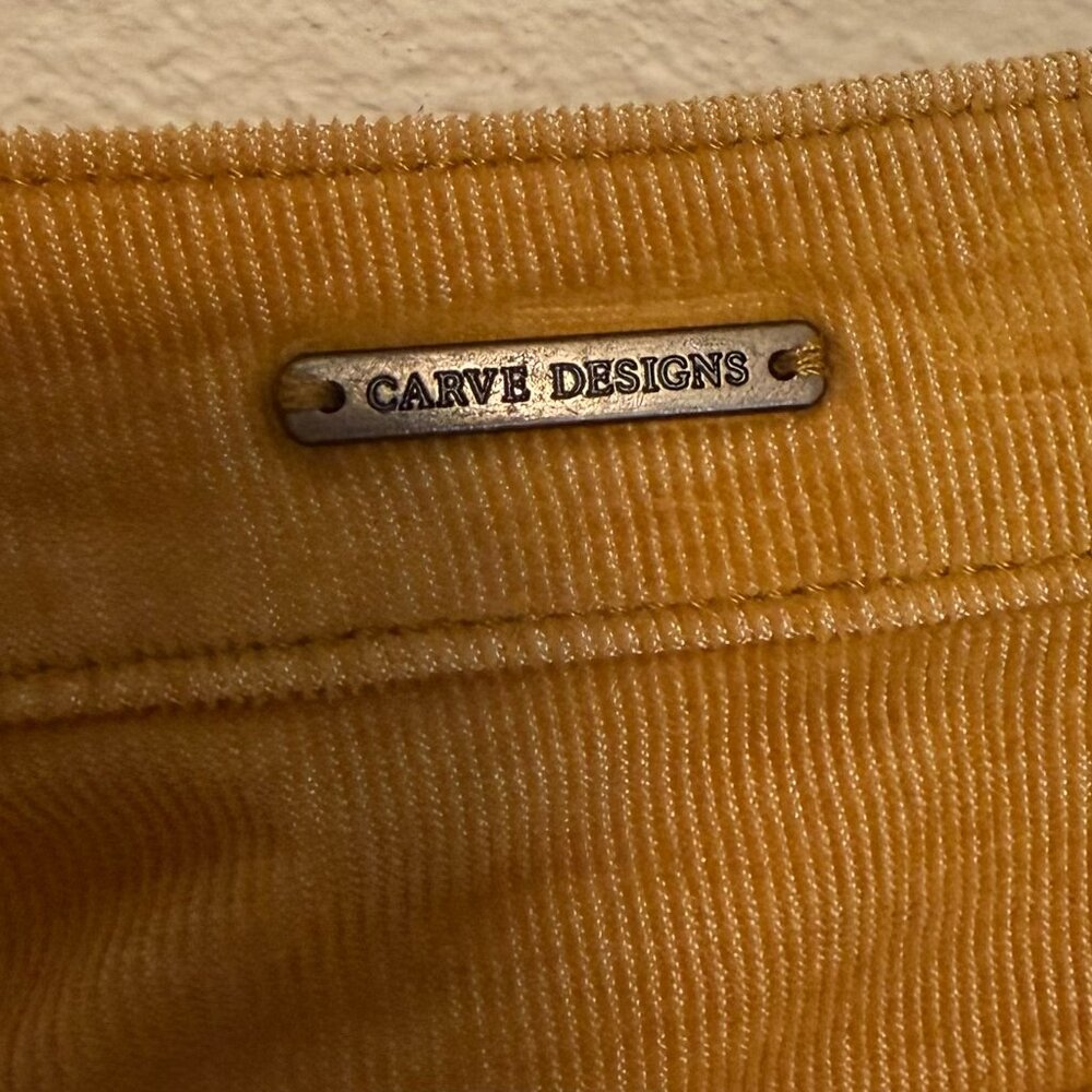 Carve Designs Corduroy Pants 5-Pocket Size 8 Mustard/Copper - Picture 6 of 8